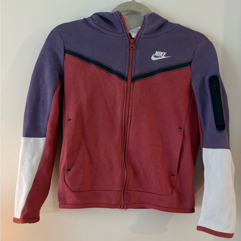Nike Tech Fleece Full-Zip Hoodie Canyon Purple/Canyon Rust/Light Bone/Light Bone